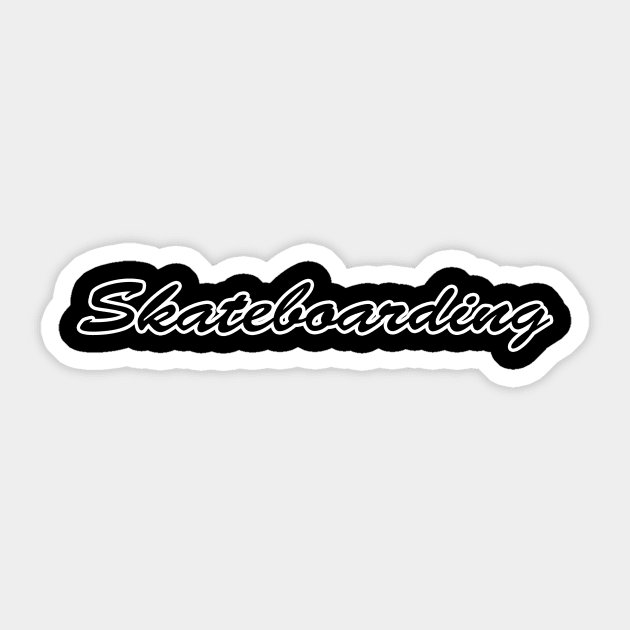 Skateboarding Sticker by lenn